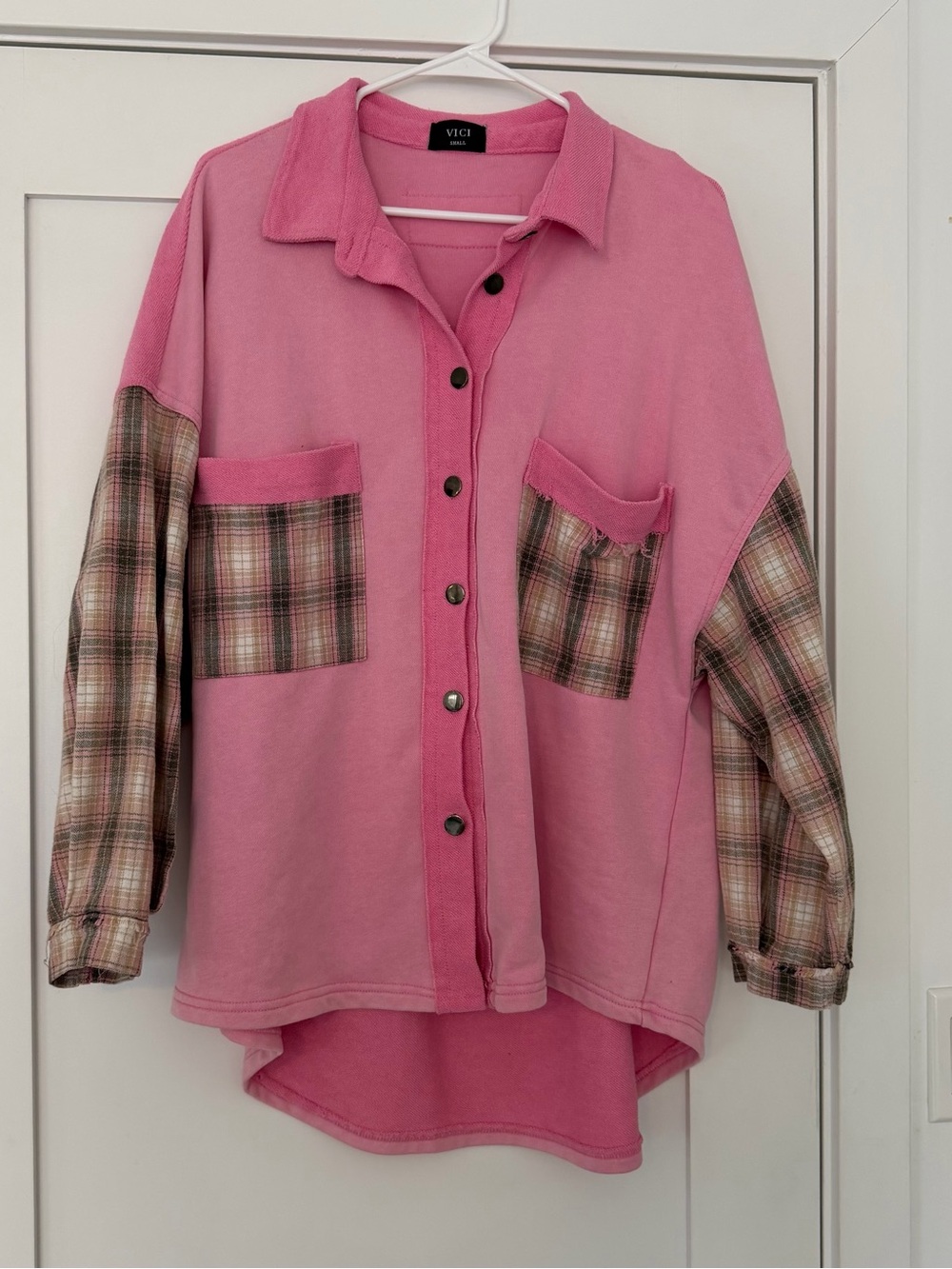 VICI Pink Collared Shirt